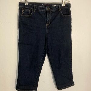 🌈 Style & Co denim Capri 16 Perite